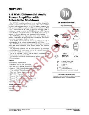 NCP4894DMR2 datasheet  